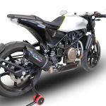 Scarico GPR compatibile con Husqvarna Svartpilen 701 2018-2020 - Furore Evo4 Nero