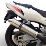 Scarico GPR compatibile con Yamaha YZF 1000 R Thunderace 1996-2003 - Inox Tondo