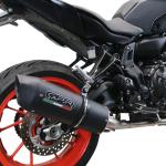 Scarico GPR compatibile con Yamaha Mt-07 2021-2024 - Furore Nero