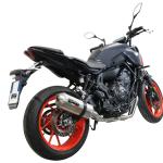 Scarico GPR compatibile con Yamaha Mt-07 2014-2016 - Satinox 