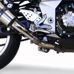 Scarico GPR compatibile con Kawasaki Z 1000 2007-2009 - Furore Nero