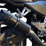 Scarico GPR compatibile con Kawasaki Z 750 - R 2007-2014 - Furore Nero