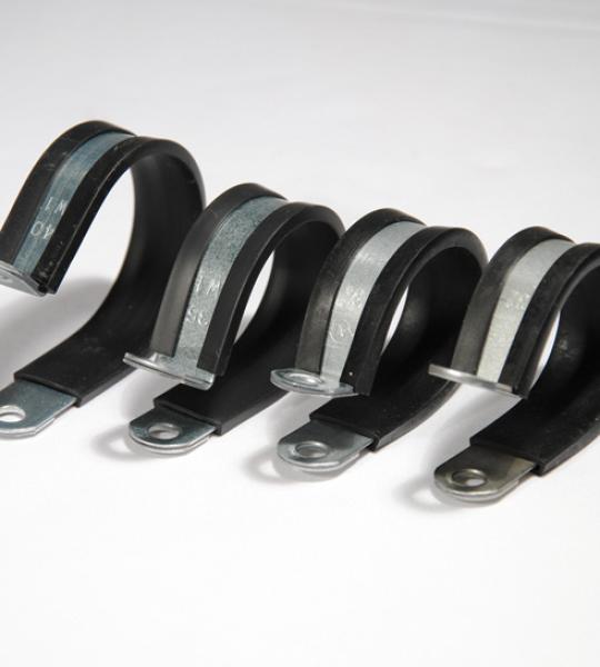 Morsetto Stringi Tubo Con Gomma Ammortizzante Diametro 40