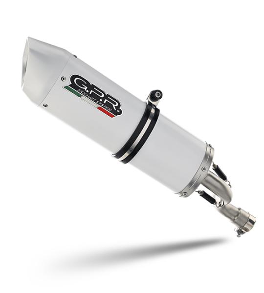 Scarico GPR compatibile con Ajp PR 5 2015-2018 -  Albus Ceramic -  Scarico omologato -  silenziatore con db killer estraibile e raccordo specifico