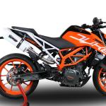 Scarico GPR compatibile con Ktm Duke 390 2017-2020 -  Albus Evo4 -  Terminale di scarico omologato -  fornito con db killer estraibile -  catalizzatore e raccordo specifico