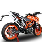 Scarico GPR compatibile con Ktm Rc 390 2017-2020 -  Albus Evo4 -  Terminale di scarico omologato -  fornito con db killer estraibile -  catalizzatore e raccordo specifico