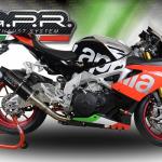 Scarico GPR compatibile con Aprilia Rsv4 1000 2017-2020 -  Furore Nero -  Terminale di scarico racing -  con raccordo -  senza omologazione