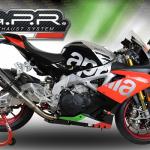 Scarico GPR compatibile con Aprilia Rsv4 1100 Racing Factory 2019-2020 -  GP Evo4 Poppy -  Terminale di scarico omologato - fornito con db killer estraibile - catalizzatore e collettore