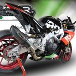 Scarico GPR compatibile con Aprilia Rsv4 1100 Racing Factory 2019-2020 -  GP Evo4 Poppy -  Terminale di scarico omologato - fornito con db killer estraibile - catalizzatore e collettore