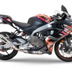 Scarico GPR compatibile con Aprilia RS 457 2024-2025 -  Powercone Evo -  Scarico completo omologato - fornito con db killer estraibile - catalizzatore e collettore