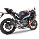 Scarico GPR compatibile con Aprilia RS 457 2024-2025 -  GP Evo4 Black Titanium -  Scarico completo omologato - fornito con db killer estraibile - catalizzatore e collettore