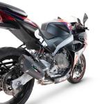 Scarico GPR compatibile con Aprilia RS 457 2024-2025 -  GP Evo4 Black Titanium -  Scarico completo omologato - fornito con db killer estraibile - catalizzatore e collettore