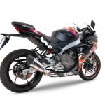 Scarico GPR compatibile con Aprilia RS 457 2024-2025 -  GP Evo4 Titanium -  Scarico completo omologato - fornito con db killer estraibile - catalizzatore e collettore