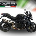Scarico GPR compatibile con Mv Agusta Brutale 1090 R-RR 2010-2016 - Gpe Ann. titanium