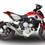 Scarico GPR compatibile con Mv Agusta Rivale - Stradale 800 2014-2016 - Gpe Ann. titanium