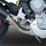 Scarico GPR compatibile con Mv Agusta Rivale - Stradale 800 2014-2016 - Gpe Ann. titanium