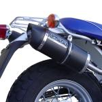 Scarico GPR compatibile con Suzuki Rv 125 Van Van 2003-2017 - Furore Nero