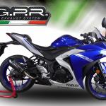Scarico GPR compatibile con Yamaha Mt-03 2021-2025 - GP Evo4 Poppy