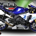 Scarico GPR compatibile con Yamaha Yzf R1-R1-M 2017-2019 - M3 Black Titanium