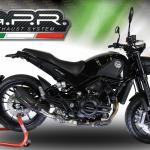 Scarico GPR compatibile con Benelli Leoncino 500 Trail 2017-2024 - Gpe Ann. Black titanium