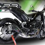 Scarico GPR compatibile con Benelli Leoncino 500 Trail 2017-2024 - Gpe Ann. Black titanium