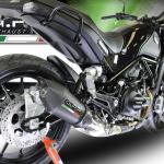 Scarico GPR compatibile con Benelli Leoncino 500 2017-2024 - Gpe Ann. Black titanium