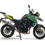 Scarico GPR compatibile con Benelli Trk 702 2023-2024 - Dual Inox