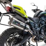 Scarico GPR compatibile con Benelli Trk 702 2023-2024 - Dual Inox