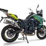 Scarico GPR compatibile con Benelli Trk 702 X 2023-2024 - Dual Inox