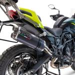 Scarico GPR compatibile con Benelli Trk 702 2023-2024 - Dual Poppy