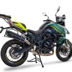 Scarico GPR compatibile con Benelli Trk 702 2023-2024 - Furore Evo4 Nero