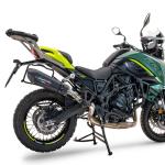 Scarico GPR compatibile con Benelli Trk 702 2023-2024 - GP Evo4 Black Titanium