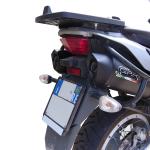 Scarico GPR compatibile con Aprilia Etv Caponord 1000 Rally 2001-2007 -  Furore Nero -  Coppia di terminali di scarico omologati -  forniti con db killer removibile -  catalizzatori e raccordi specifici