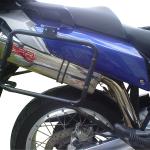 Scarico GPR compatibile con Aprilia Etv Caponord 1000 Rally 2001-2007 -  Trioval -  Coppia di terminali di scarico omologati -  forniti con db killer removibile -  catalizzatori e raccordi specifici