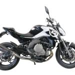 Scarico GPR compatibile con Cf Moto 650 Nk 2021-2024 - GP Evo4 Poppy