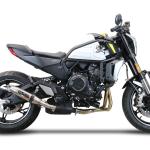 Scarico GPR compatibile con Cf Moto 700 CL-X Sport 2022-2024 - Deeptone Inox