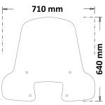 Parabrezza Classic Per Peugeot Tweet 50-125-150 2014- Tweet 200 2022