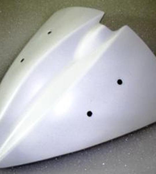 Parabrezza in fibra di vetro per Kawasaki Z 1000 07/09