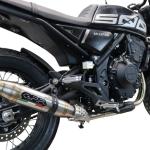 Scarico GPR compatibile con Brixton CroSsfire 500 X 2022-2023 - Deeptone Inox
