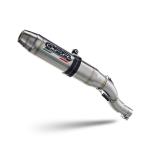 Scarico GPR compatibile con Kawasaki Z250  2013-2016 -  Deeptone Inox -  Terminale di scarico racing -  con raccordo -  senza omologazione