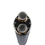 Scarico GPR compatibile con Aprilia Tuareg 660 2021-2024 -  Dual Poppy -  Scarico omologato -  silenziatore con db killer estraibile e raccordo specifico