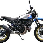 Scarico GPR compatibile con Ducati Scrambler 800 Nightshift -Urban Motard 2021-2022 - Furore Evo4 Poppy