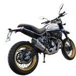 Scarico GPR compatibile con Ducati Scrambler 800 Nightshift -Urban Motard 2021-2022 - GP Evo4 Titanium