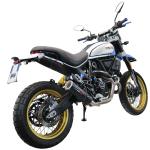Scarico GPR compatibile con Ducati Scrambler 800 Nightshift -Urban Motard 2021-2022 - M3 Black Titanium