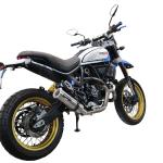 Scarico GPR compatibile con Ducati Scrambler 800 Icon -Icon Dark 2021-2022 - M3 Titanium Natural