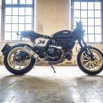 Scarico GPR compatibile con Ducati Scrambler 800 2015-2016 - M3 Titanium Natural