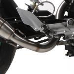 Scarico GPR compatibile con Ktm Duke 200 2012-2020 -  Deeptone Inox -  Scarico omologato -  silenziatore con db killer estraibile e raccordo specifico