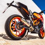 Scarico GPR compatibile con Ktm Duke 125 2017-2020 - Deeptone Inox