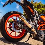 Scarico GPR compatibile con Ktm Duke 125 2017-2020 - Deeptone Inox