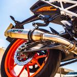 Scarico GPR compatibile con Ktm Duke 125 2017-2020 - Deeptone Inox